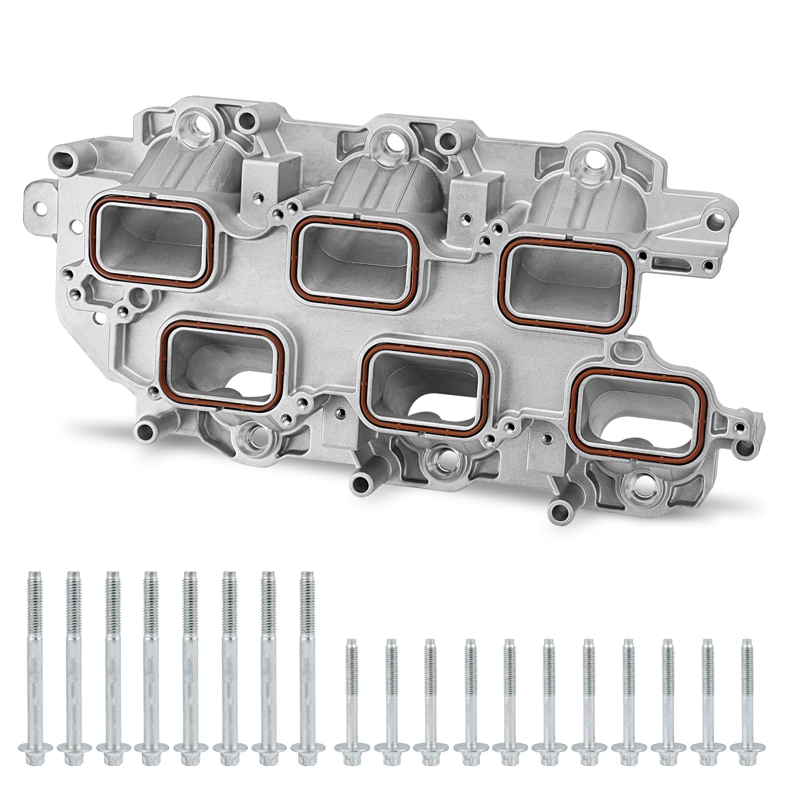 Photo 1 of Upgraded Full Aluminum Engine Lower Intake Manifold Compatible with 2011-2020 Dodge Chrysler Jeep RAM - Durango Charger Challenger Avenger Town & Country ProMaster Grand Cherokee 3.0L 3.2L 3.6L V6