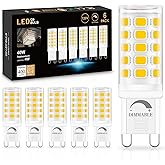 Sailstar G9 LED Bulb Dimmable 4000K Natural Daylight 6 Pack, T4 G9 4W Replacement for 40 Watts Halogen, Ceramic Bi Pin Base, 