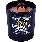 Naturally Wicked Hypnotwist Remember Candle | Hypnotic Crystal Spell Candle | Inc Crystal Spinning Top