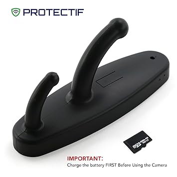 Future tech Motion Activated Clothing Hook Hidden Camera - Premium Video Resolution - Best Home Security Surveillance Camera