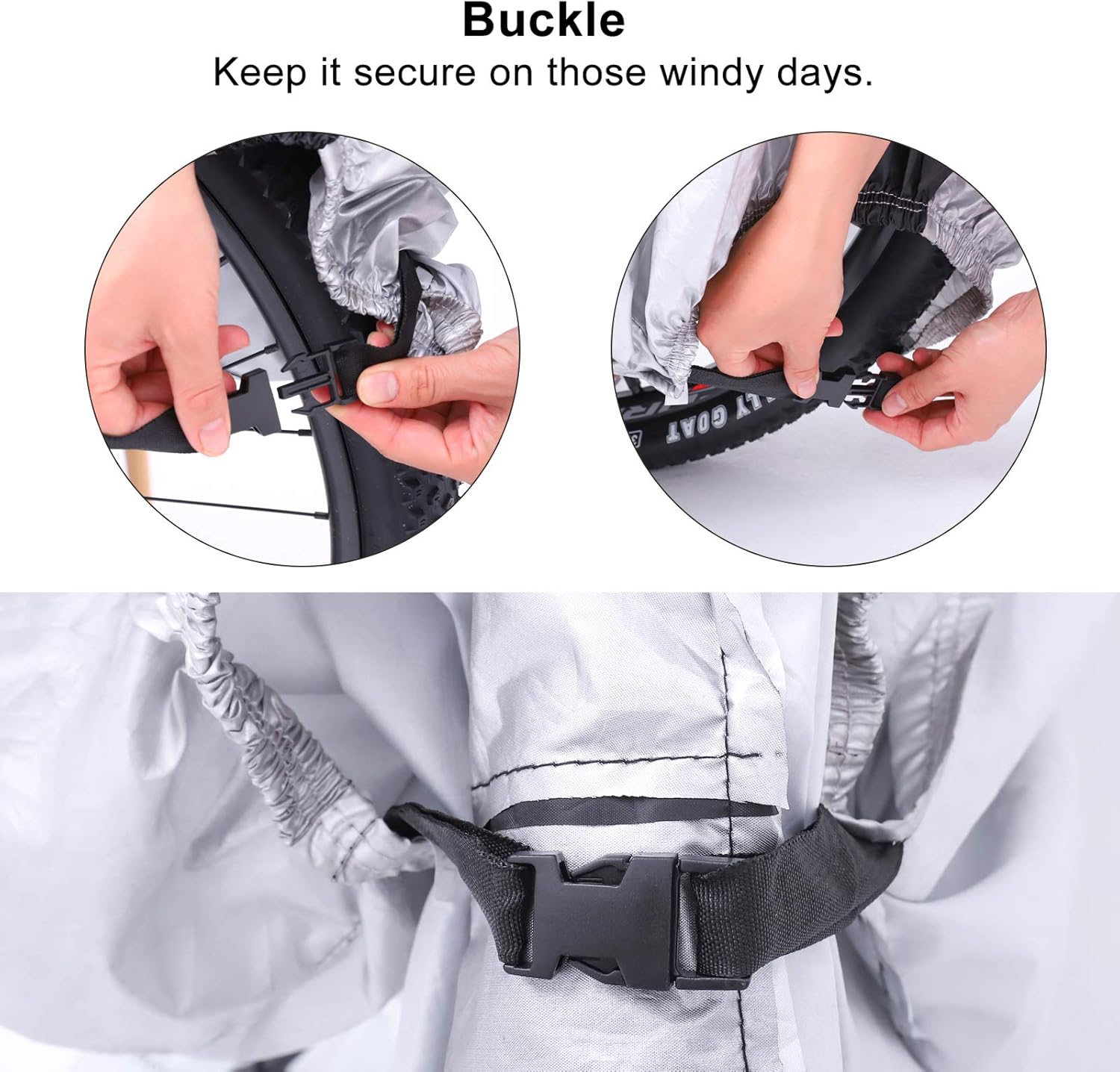 Bike Cover, Waterproof Outdoor Bicycle Cover Anti Dust Rain Snow UV, Bike Rain Cover for Mountain, Road & Heavy Duty Bikes with Lock Holes & Storage Bag : Sports & Outdoors