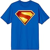 Bioworld Superman Logo Adult Crew Neck Short Sleeve T-Shirt