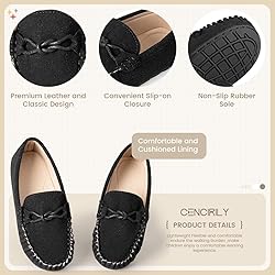 CENCIRILY Toddler Boys Girls Loafers Soft Slip On
