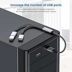 MOGOOD USB Splitter Cable USB y Splitter Adapter
