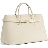 BOSTANTEN Vegan Leather Purse for Women Top Handle Purses with Gold Buckle Belt Satchel Tote Handbag with Adjustable Strap