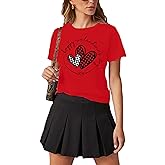 Highland Cow Shirts for Women Funny Animal Graphic Print Western T Shirt Summer Casual Short Sleeve Farm Life Tee Tops