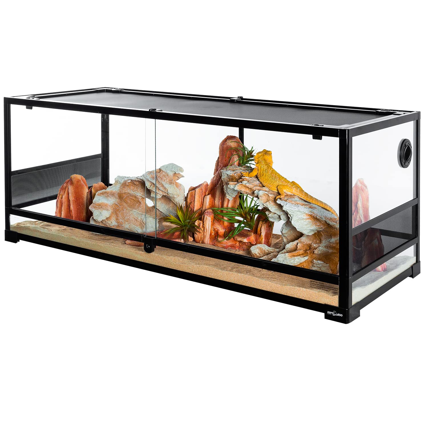 Photo 1 of ** USED ** REPTI ZOO Reptile Tempered Glass Extra-Long Terrarium Habitats 48" x 18" x 18" Reptile Amphibians Large Enclosure for Snake/Bearded Dragon/Lizard ect.