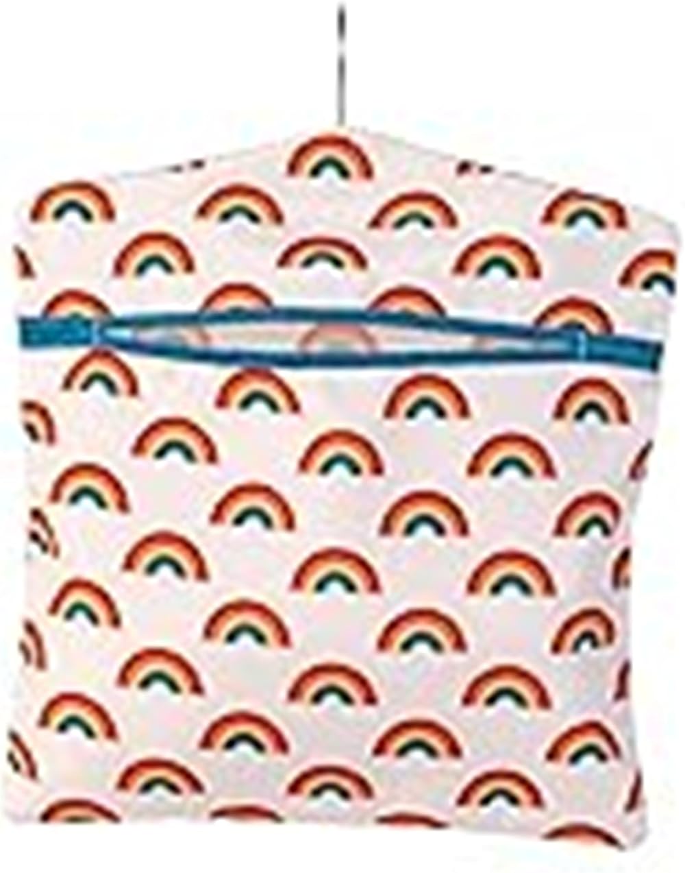 Beldray LA081544EU7 Peg Bag Rainbow Print Washing Line Hanger 100 Peg Capacity