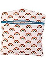Beldray LA081544EU7 Peg Bag Rainbow Print Washing Line Hanger 100 Peg Capacity