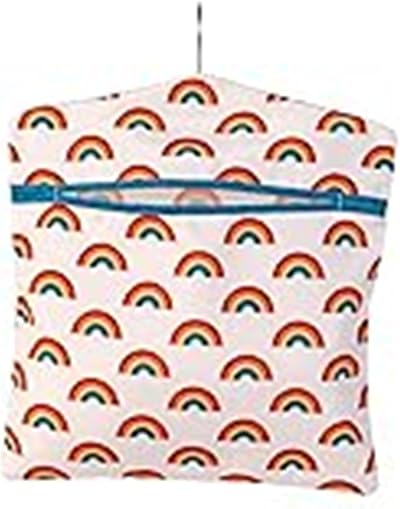 Beldray LA081544EU7 Peg Bag Rainbow Print Washing Line Hanger 100 Peg Capacity