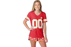FOCO NFL womens Nfl Team Logo Ladies Gameday Ready Jersey Pajama Set