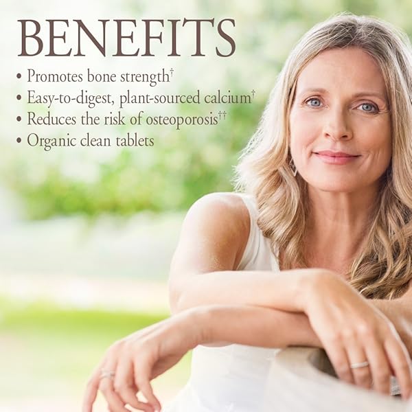 GARDEN OF LIFE CALCIUM SUPPLEMENT WITH MAGNESIUM & ORGANIC VITAMIN D3 K2, MADE FROM WHOLE FOODS, GLUTEN-FREE, 180 COUNT