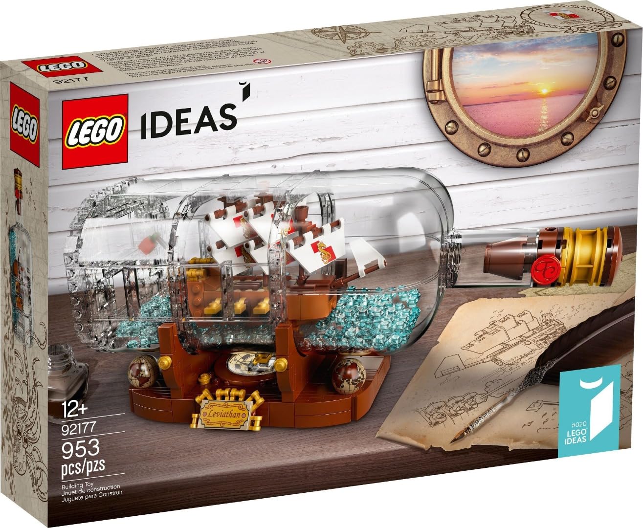 Photo 1 of LEGO Ideas Ship in a Bottle 92177