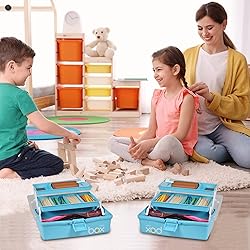 TERGOO 12in Three-Layer Multipurpose Storage Box