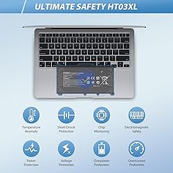 COWOOGMZ HT03XL L11119-855 Battery Replacement for