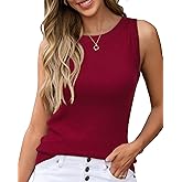 Arach&Cloz Women's Wool Blend Sweaters Non See Through All-Season Business Casual Tank 2026