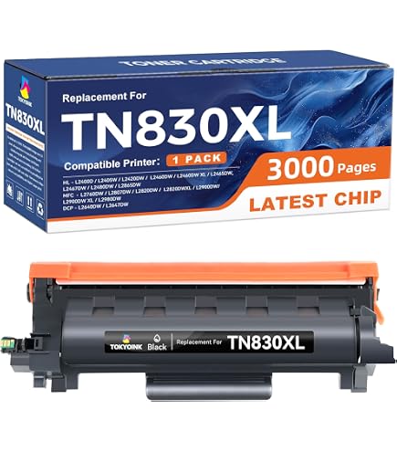 Amazon.com: TN830XL TN830 TN-830 Toner Cartridge Compatible