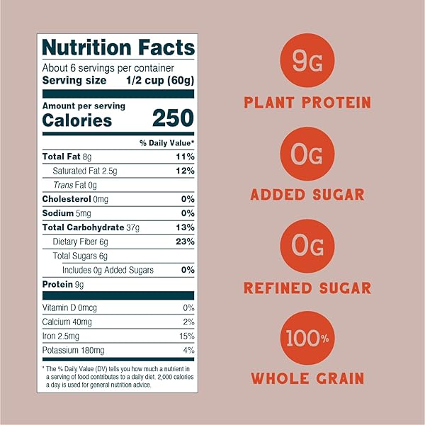 SEVEN SUNDAYS MUESLI CEREAL, CLASSIC BIRCHER APPLE CINNAMON ALMOND, 32 OZ BAG, GLUTEN FREE, 0G ADDED SUGAR, ENJOY WARM, COOL OR AS OVERNIGHT OATS