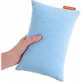 Pipsqueak Microfiber Pillow - Small, Mini, Tiny - 11 x 7 in - Perfect for Travel, Cars, Airplanes, Camping, Dogs, Toddlers, Kids, Lumbar, Knees and Neck - Ages 2 Yrs and Up