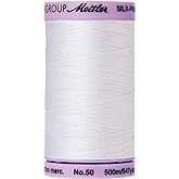 Mettler Silk-Finish Cotton Thread 50 wt. 547 Yd / 500 M Spool