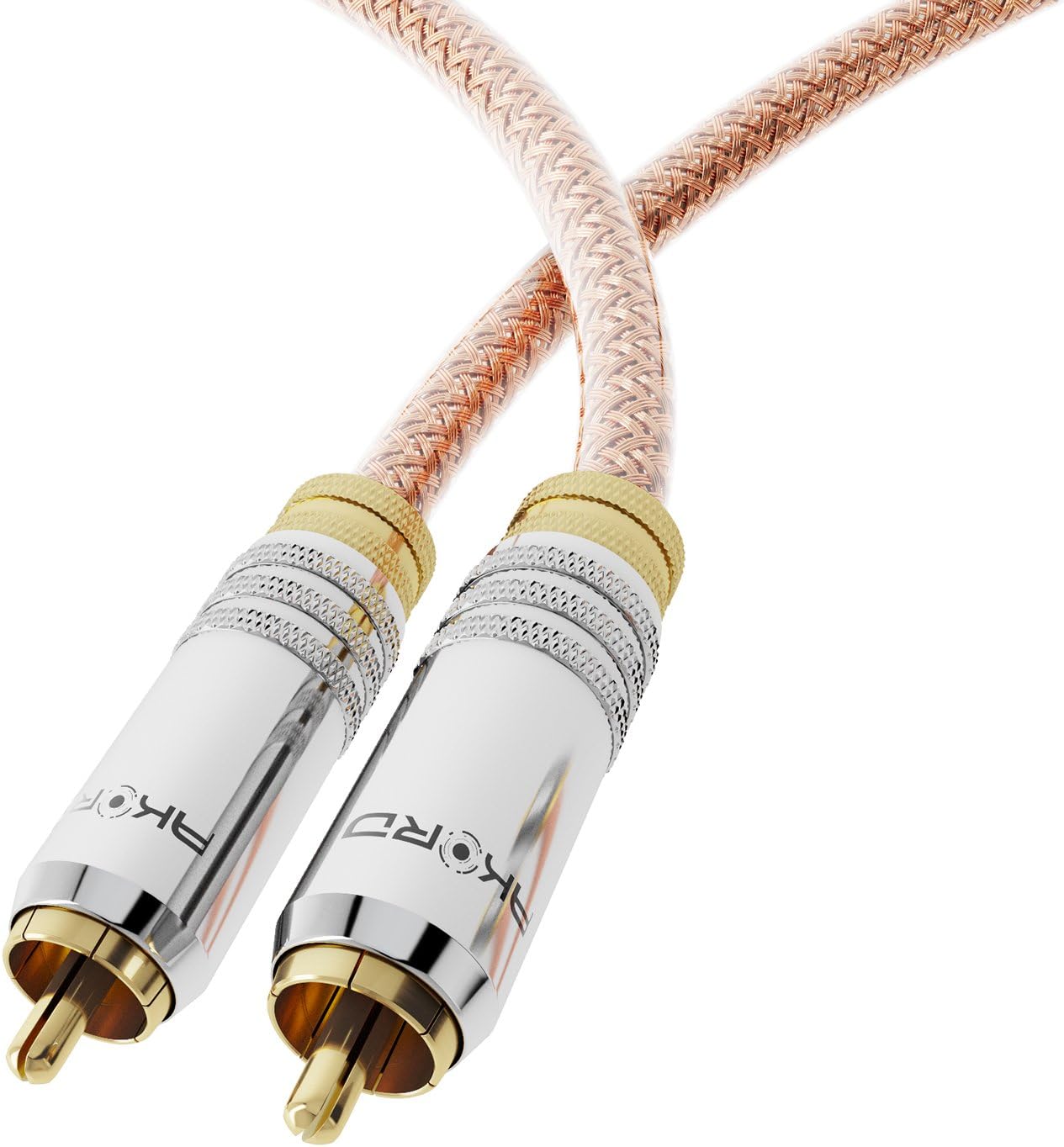 AKORD® PREMIUM DIGITAL COAXIAL AUDIO LEAD SPDIF GOLD RCA CONNECTOR PHONO CABLE FOR SURROUND SOUND/DOLBY/DTS (1.5 Metre)