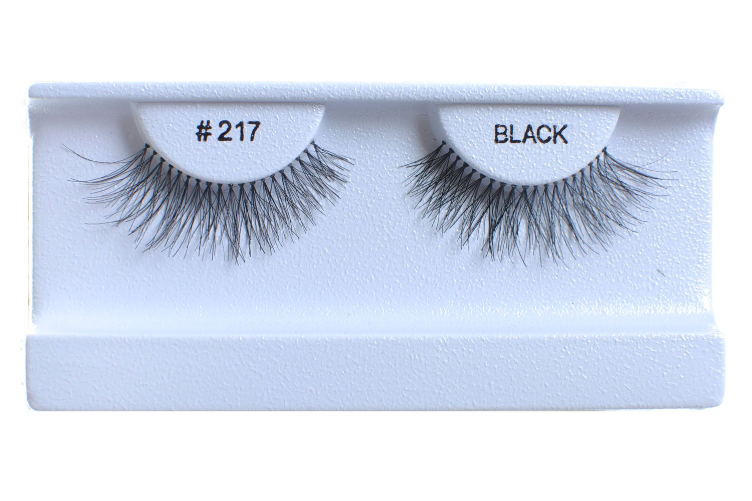 10 Pairs 100% Human Hair False Eyelashes Natural Black #217