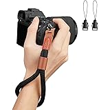 WANBY Camera Soft Cotton Hand Wrist Strap with Quick Release Buckle for DSLR SLR