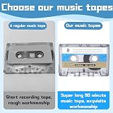 KPSRFG 6Pcs Blank Cassette Tapes 90min Recording Time for Car Stereo CD/DVD view 4