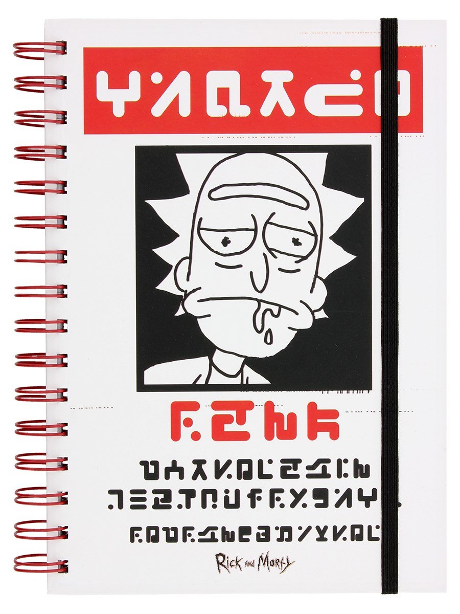 Rick and Morty SR72405 A5 "Wanted" Wiro Notebook