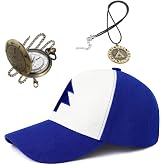 Asuaxy Blue Pine Tree Trucker Hat Cosplay Accessories Set