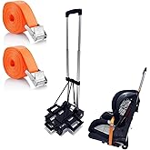 Car Seat Dolly for Airport, Foldable Car Seat Travel Cart &amp; Roller