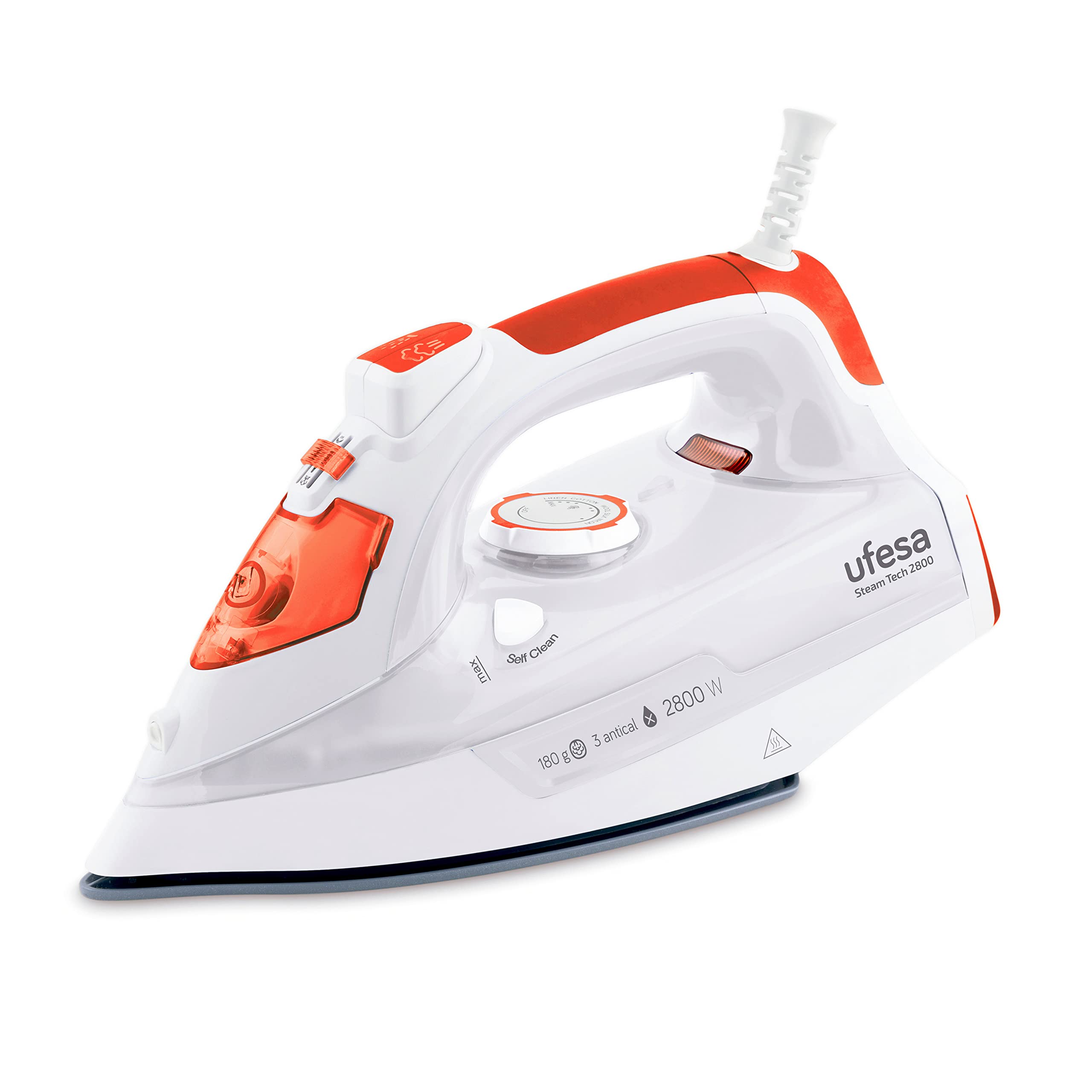 Ufesa-Steam-Tech-2800-Plancha-de-Vapor-2800W-Golpe-de-Vapor-Max-180gr-y-Variable-0-30gr-min-Suela-Ceramica-Vapor-o Ufesa-Steam-Tech-2800-Plancha-de-Vapor-2800W-Golpe-de-Vapor-Max-180gr-y-Variable-0-30gr-min-Suela-Ceramica-Vapor-o