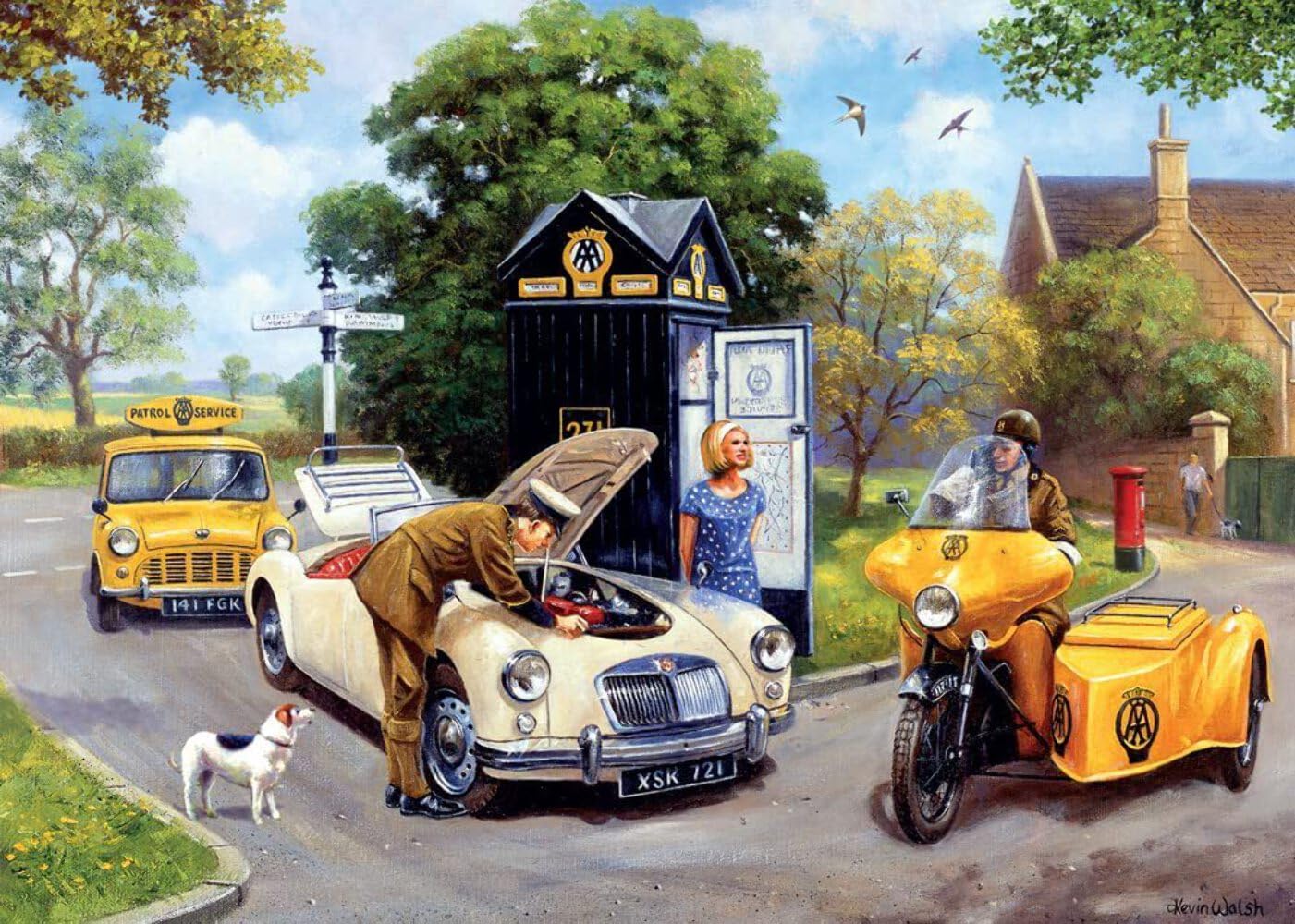 Kevin Walsh Nostalgia K33024 To The Rescue 1000 Piece Jigsaw Puzzle