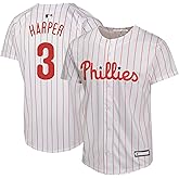 Outerstuff Bryce Harper Philadelphia Phillies MLB Kids Youth 8-20 White Home Player Jersey