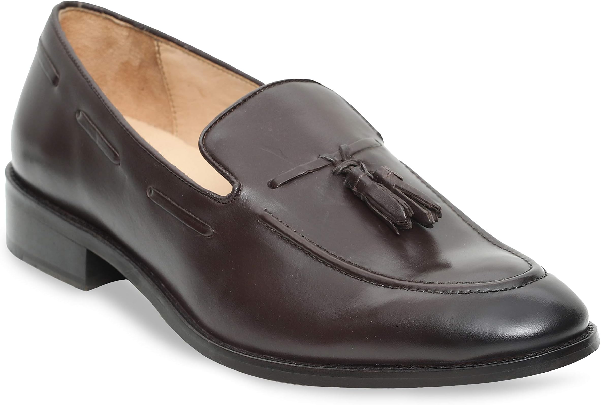 Urbane Shoes Co Handcrafted Genuine Cowhide Leather Shoes Men Classic Tassel Semi Formal Loafer Mens Dress Shoes