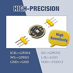 Qoroos 5 PCS INMP441 Omnidirectional Microphone