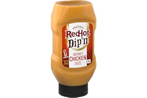 Frank's RedHot Dipping Sauce, Secret Chicken, Creamy, Tangy, Smoky Flavor, No Mess, For Chicken Tenders, French Fries, Sandwich Spread, and More, 12 fl oz