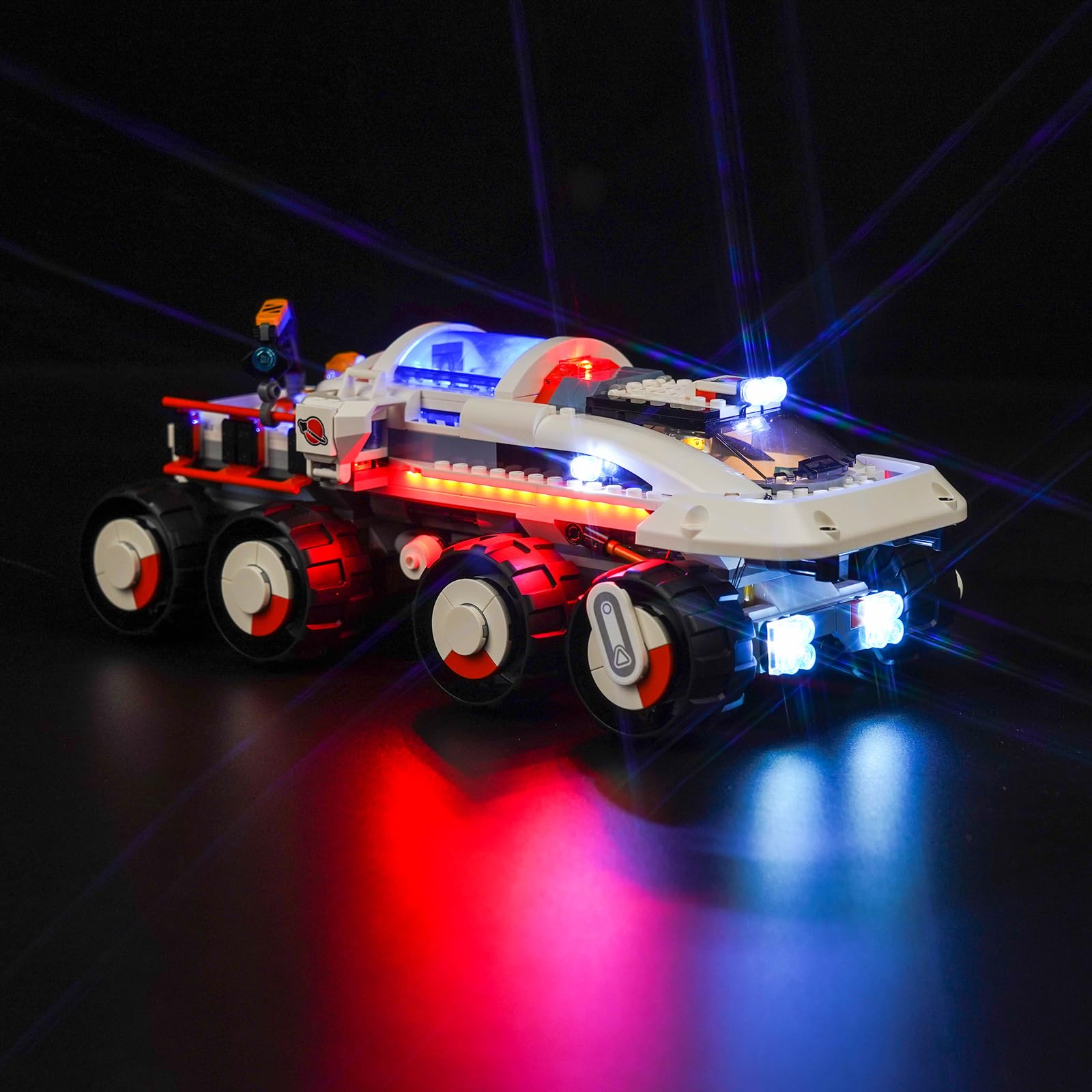 LocoLee Light Kit for Lego 60432 City Command Rover and Crane Loader - Standard Version (1 Piece, 6-14 Years, Accessory) — image 1