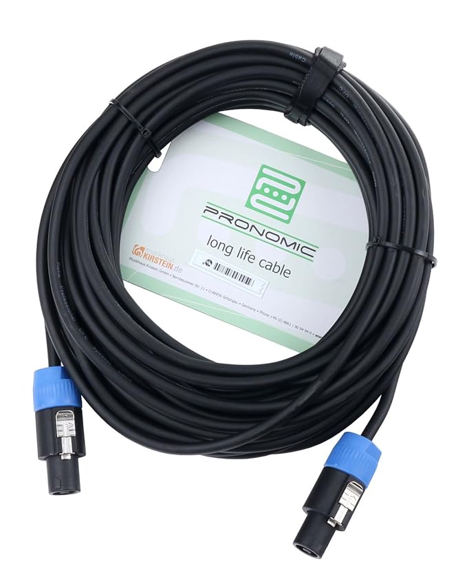 Pronomic Stage BOXSP110 Speaker Cable Speakon Compatible 10 m Amazon.co.uk Musical Instruments