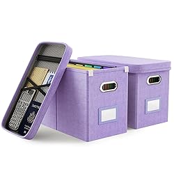 Oterri File Organizer Box with Lid, Hanging Filing