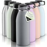 SipX Triple-Insulated Water Bottle - 20oz Stainless Steel, Keeps Drinks Cold 24 Hours, BPA-Free With Lid