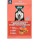 Jinx Premium Dry Dog Food, for All Life-Stages - Real Salmon, Brown Rice & Sweet Potato Kibble with Superfoods for Immune Support & Probiotics for Digestive Support - No Fillers – 4lb