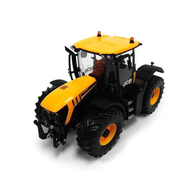 TOMY Britains - JCB Fastrac 4220 - Traktor aus Metall und Kunststoff mit beweglicher Vorderachse & Hydraulik - mit klappbaren