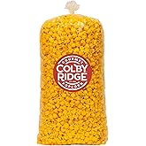 Colby Ridge Cheddar Cheese - 5 Gallon (80 Cups) Gourmet Popcorn Fresh Popped Gluten Free Non-GMO Snack for Parties Gifts Events