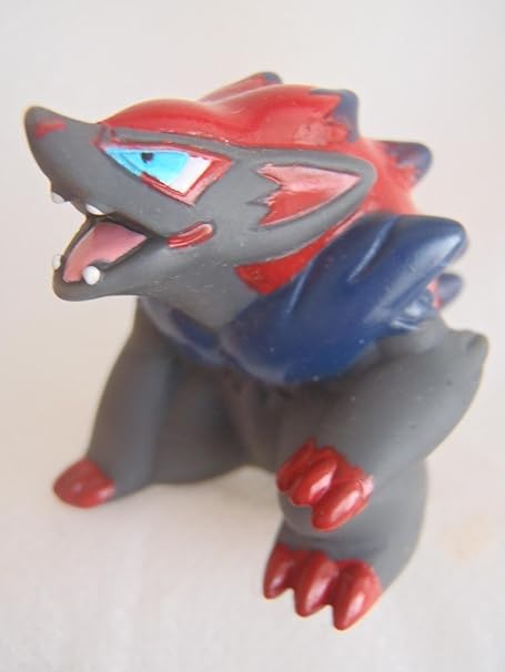 Amazon Pokemon ポケモン ポケットモンスター 指人形 吠える ゾロアーク ソフビ人形 おもちゃ