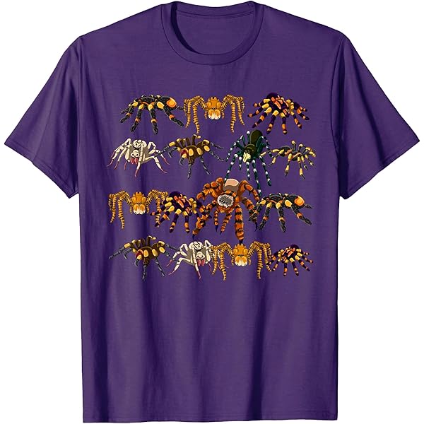 【PINK】Tarantula shirt Amazon.com: Types of Tarantulas Pink Toe Chilean Mexican Hairy