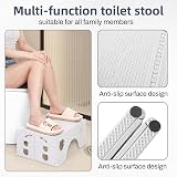 Fanwer Foldable Toilet Stool 7inch Squatting Posture Anti-Slip Feet view 2