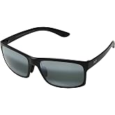 Maui Jim Men's and Women's Pokowai Arch Polarized Rectangular Sunglasses