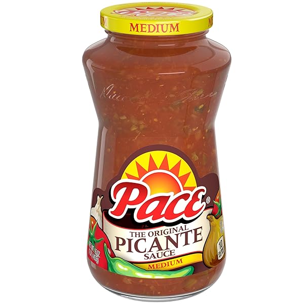 PACE MEDIUM PICANTE SAUCE, 16 OZ JAR
