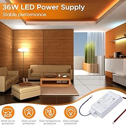 Karyoosi LED Power Supply 12V LED Driver 36W 3A